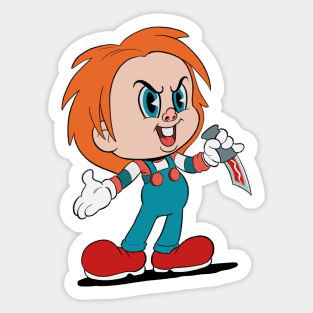 Chucky (transparent) Sticker